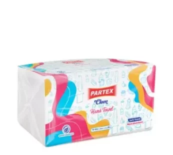 Partex Cleen Hand Towel (200X2 Ply)- পার্টেক্স ক্লিন হ্যান্ড তোয়ালে – each