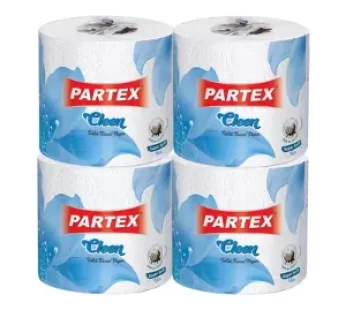 Partex Cleen Toilet Tissue- পারটেক্স ক্লিন টয়লেট টিস্যু – 4 pcs